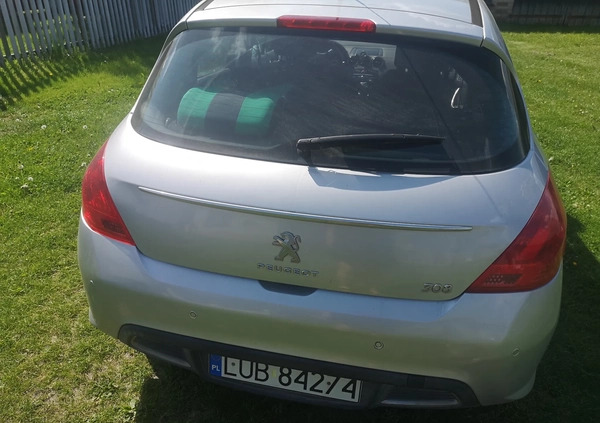 Peugeot 308 cena 19000 przebieg: 200000, rok produkcji 2012 z Lublin małe 16